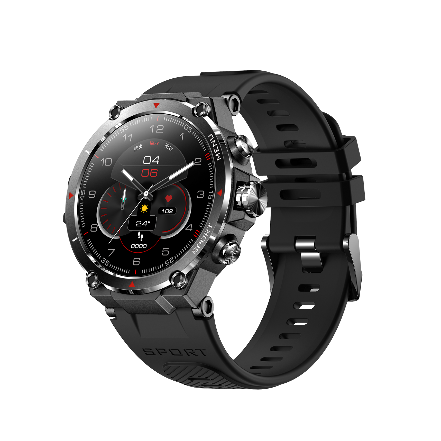 Orologio digitale uomo Tecnochic in acciaio e silicone TC-HM03-01