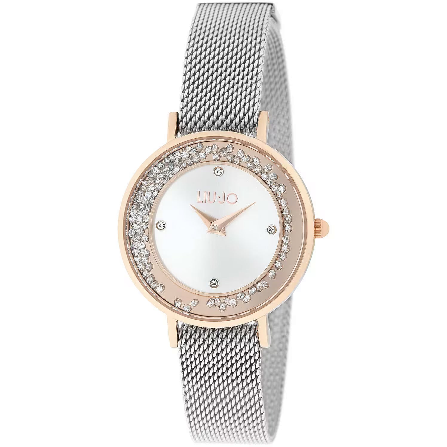 Orologio solo tempo donna Liu Jo in acciaio bicolore e zirconi TLJ1695