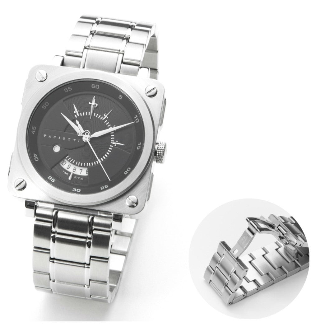 Orologio solo tempo uomo Cesare Paciotti in acciaio TSST190