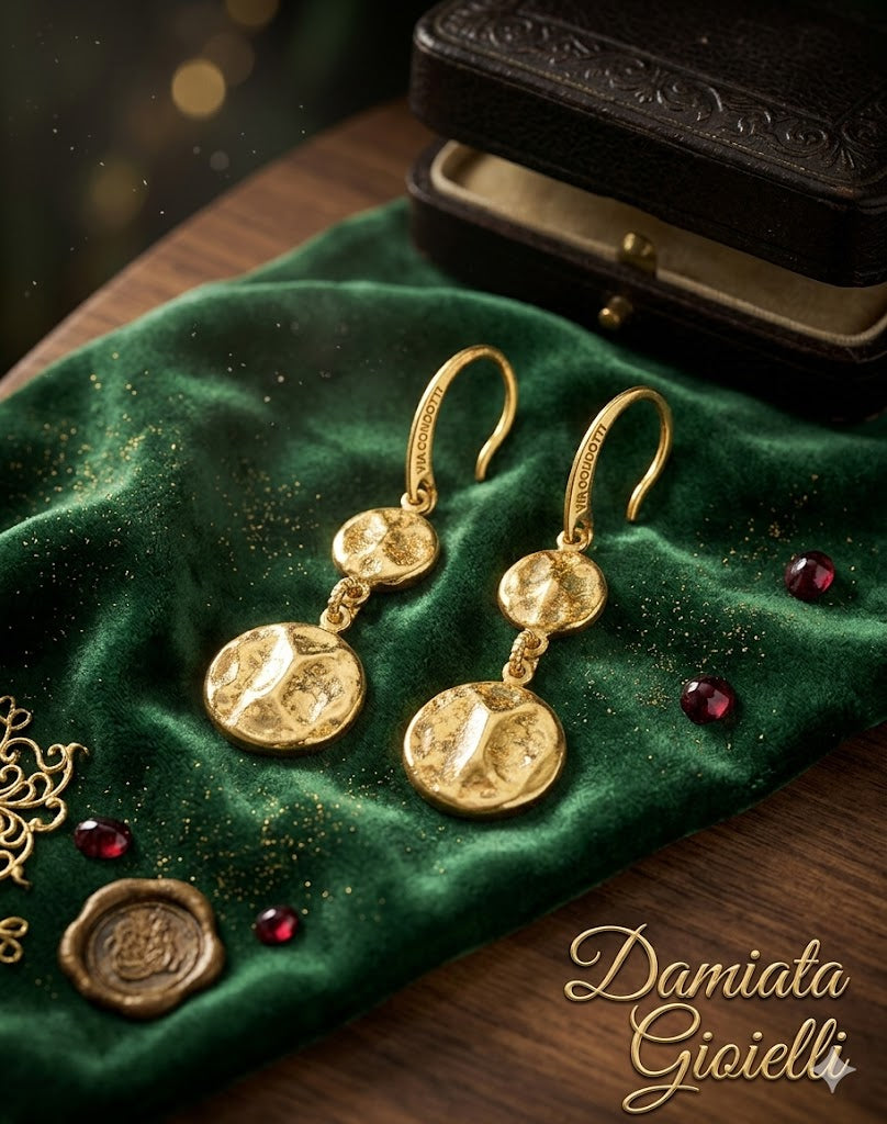 Orecchini pendenti donna Via Condotti in argento dorato ref. VICON11