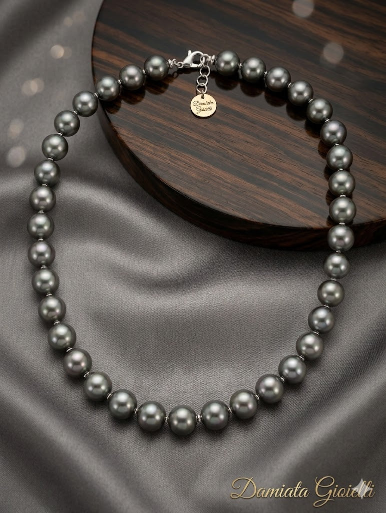 Collana donna Via Condotti in argento con perle coltivate ref. VICON19