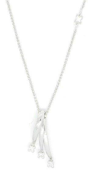 Collana trilogy donna Recarlo in oro bianco e diamanti XE795/050
