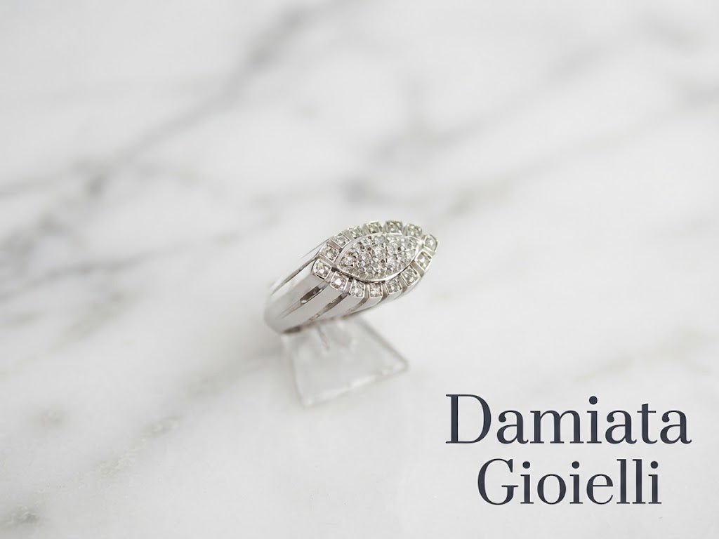 Anello fantasia donna Recarlo in oro bianco con diamanti ref. ZH076/B