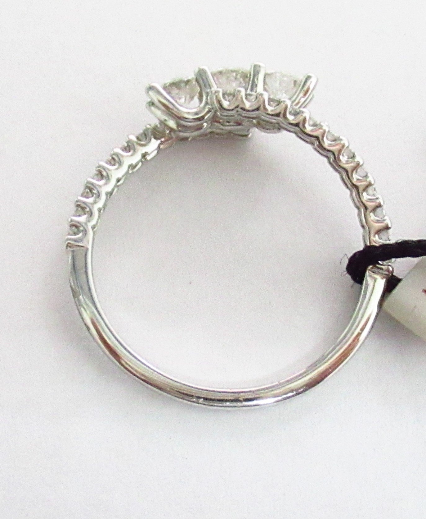 Anello trilogy donna Recarlo in oro bianco e diamanti ZR950/045